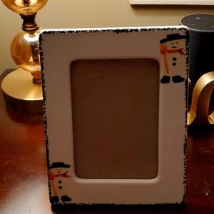 Snowman ⛄ picture frame like new